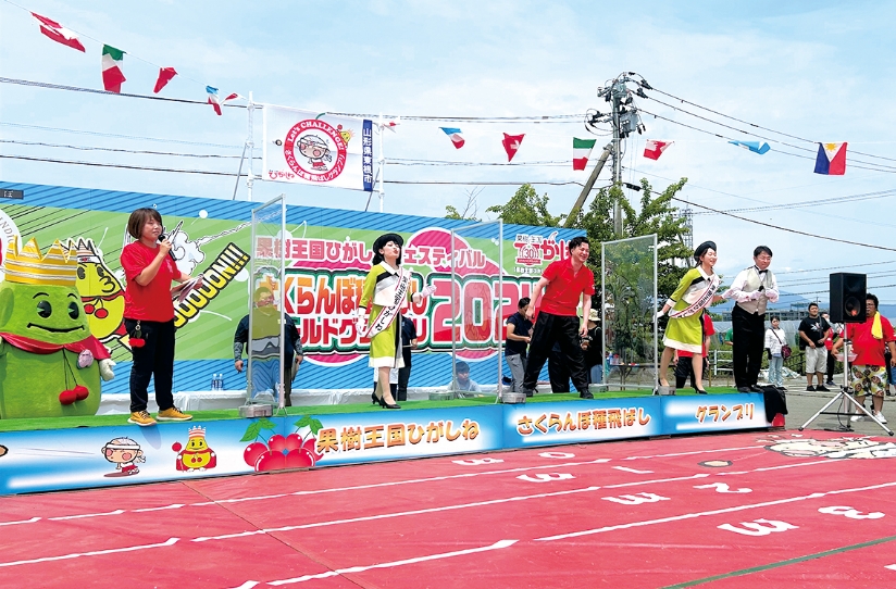 さくらんぼ種飛ばしワールドグランプリ2025