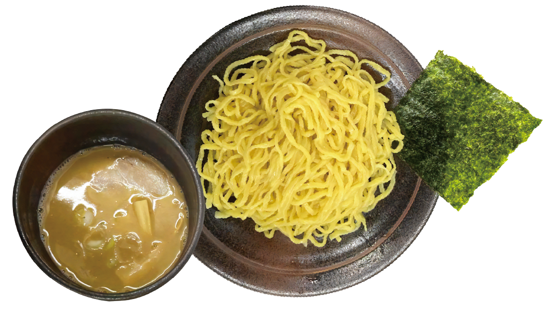濃厚魚介豚骨とひんやり麺を堪能