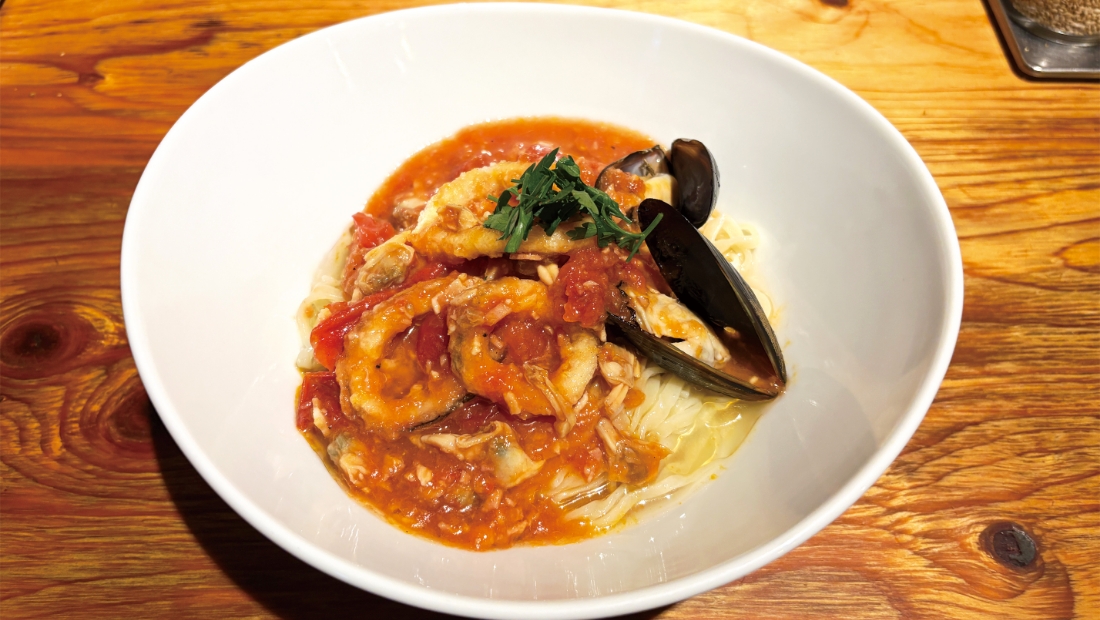 魚介香る！ 爽やかイタリアン冷麺
