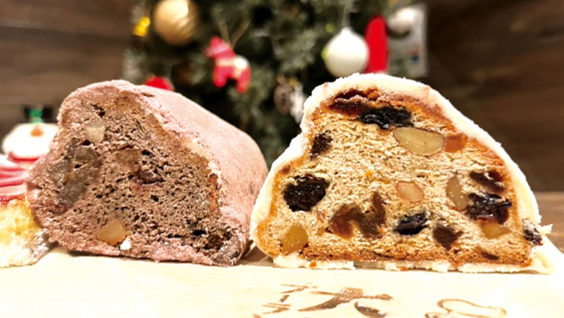 初心者向けのフルーツと、マロングラッセ入りのチョコ