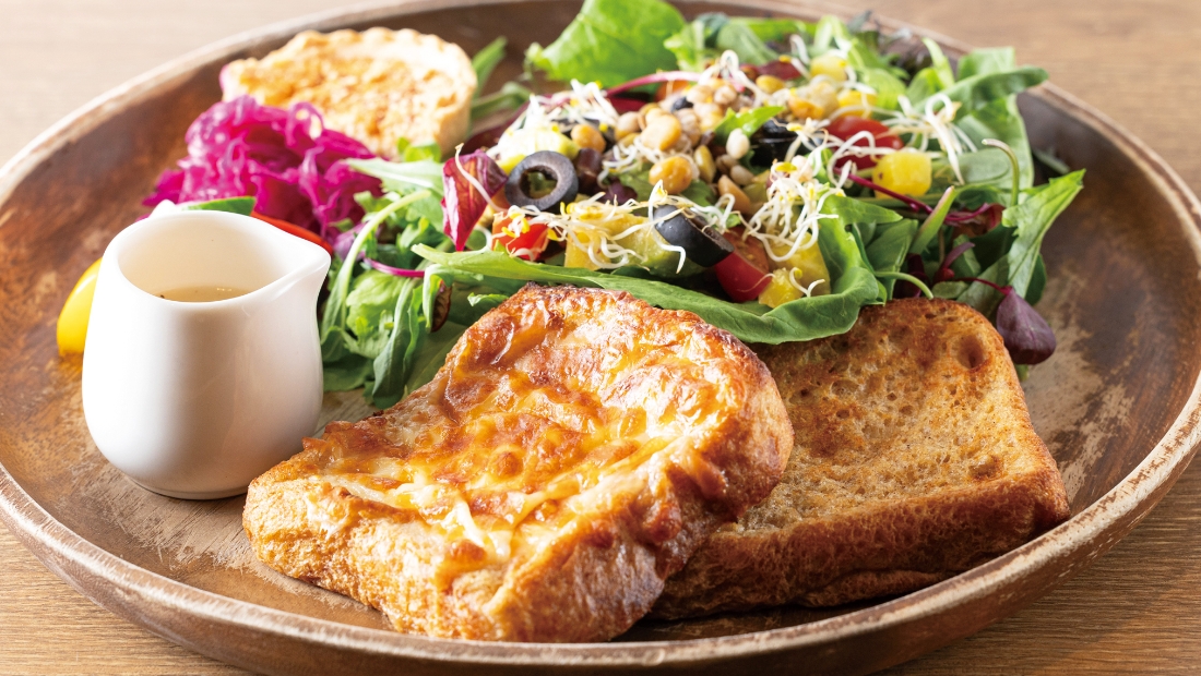 旬の彩りを添える、ヘルシーランチ