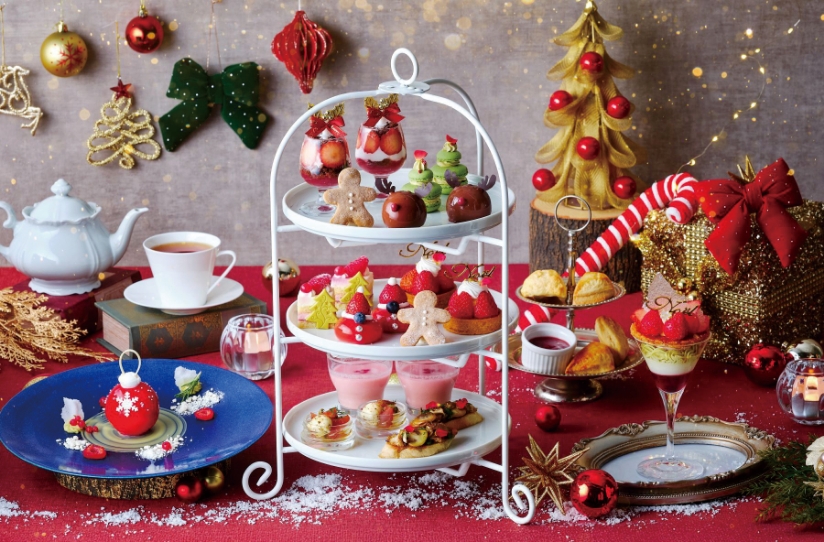 苺づくしのクリスマス フェスティブ アフタヌーンティー