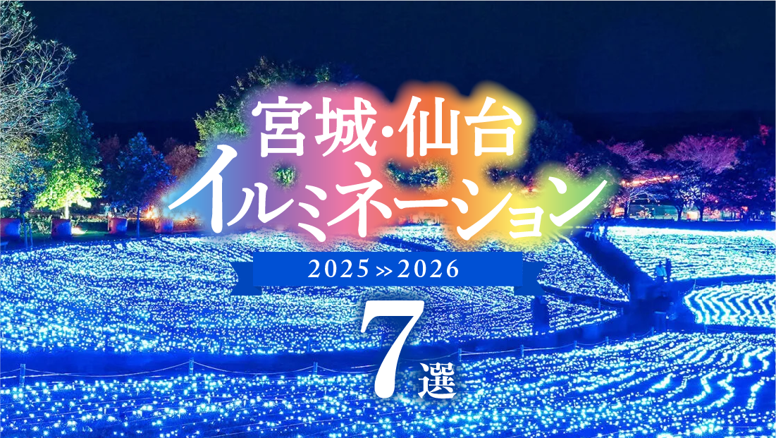 この冬、絶対に行きたい【仙台周辺イルミネーション7選】