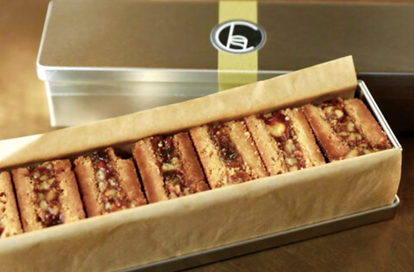 キャラメルと胡桃、たまらないサクサク食感