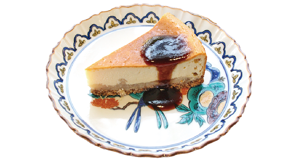 150年の時を繋ぐ旅籠で、老舗醤油が香るチーズケーキを