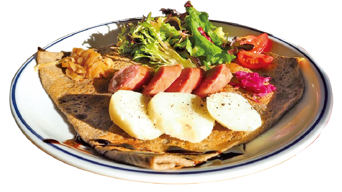 歴史ある漆塗り蔵と名庭園が織りなす、贅沢なガレットランチ