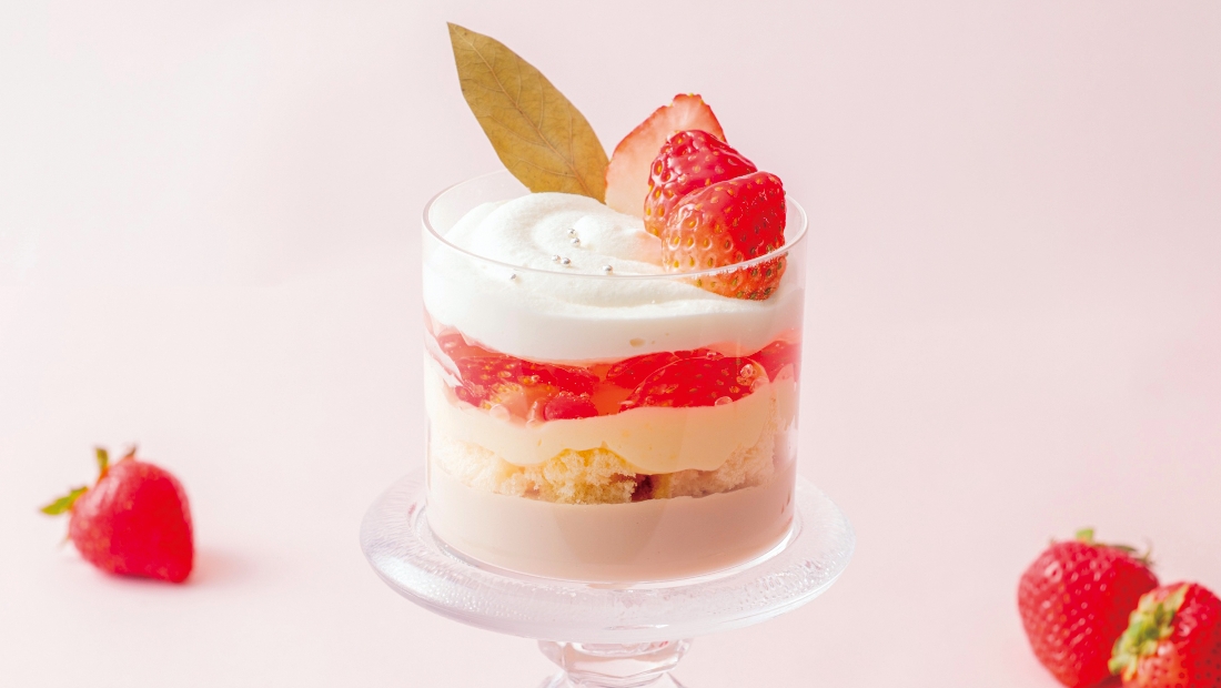 自分へのご褒美に、食感楽しい層のコントラスト