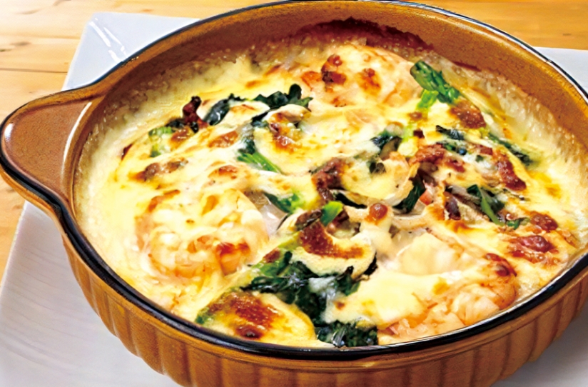 和のうま味にうっとり。あつあつドリア