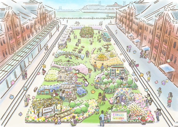 横浜赤レンガ倉庫「FLOWER GARDEN 2026」