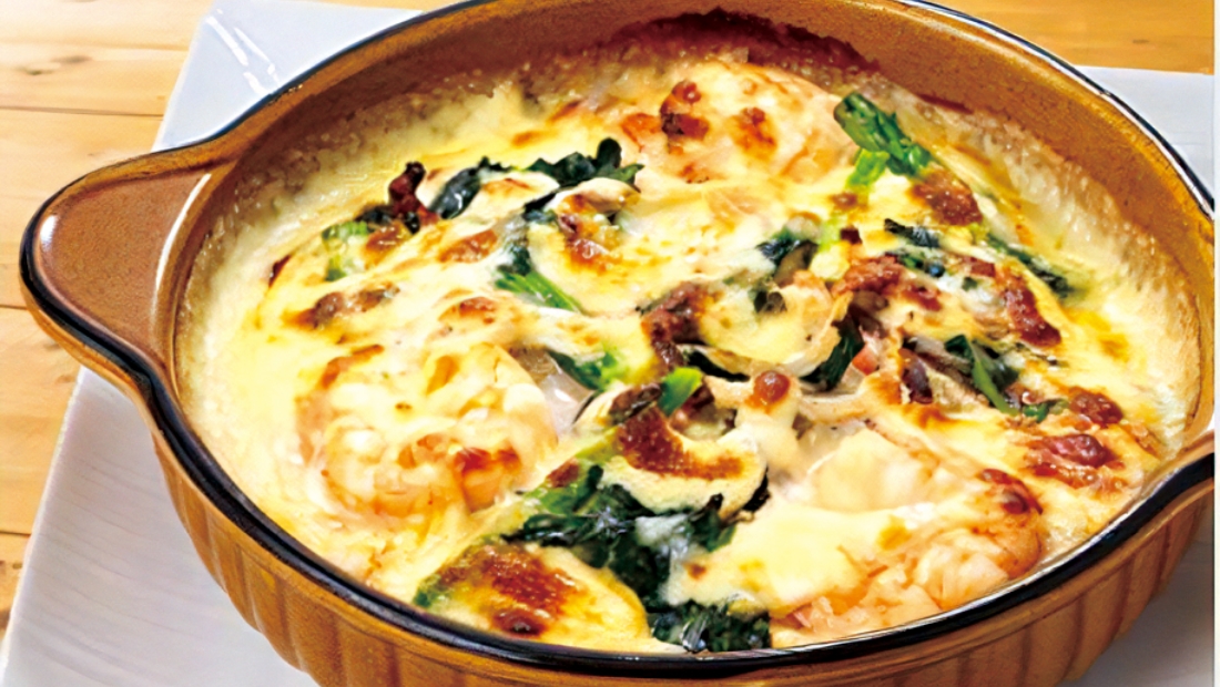 和のうま味にうっとり。あつあつドリア