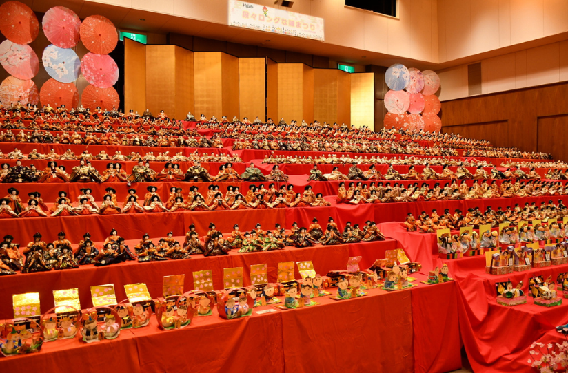 段々ロングな雛まつり