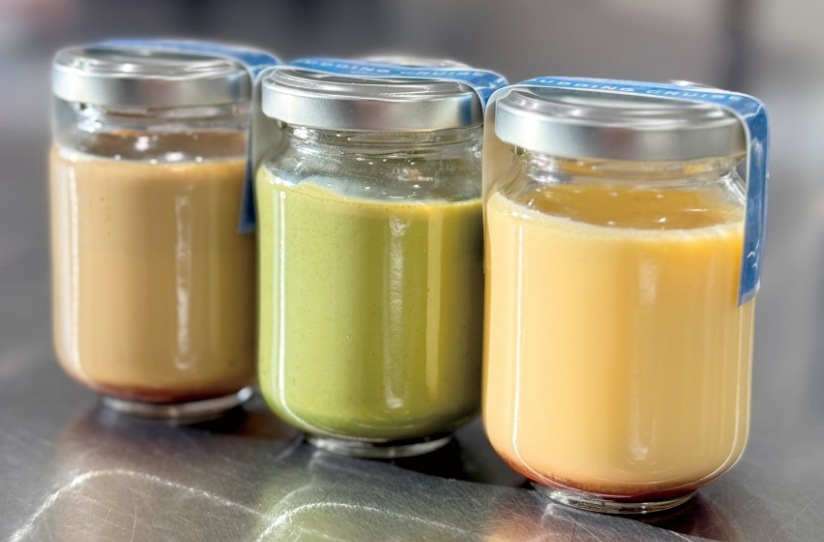 低温で蒸し上げた濃厚なめらかプリン