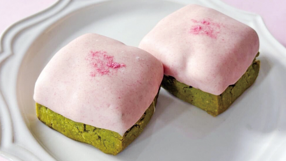 香る抹茶と咲く桜。今だけの贅沢スコーン