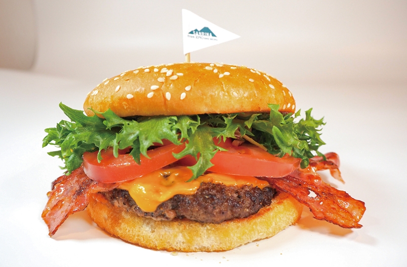「蔵王牛」パテの 蔵王ご当地バーガー