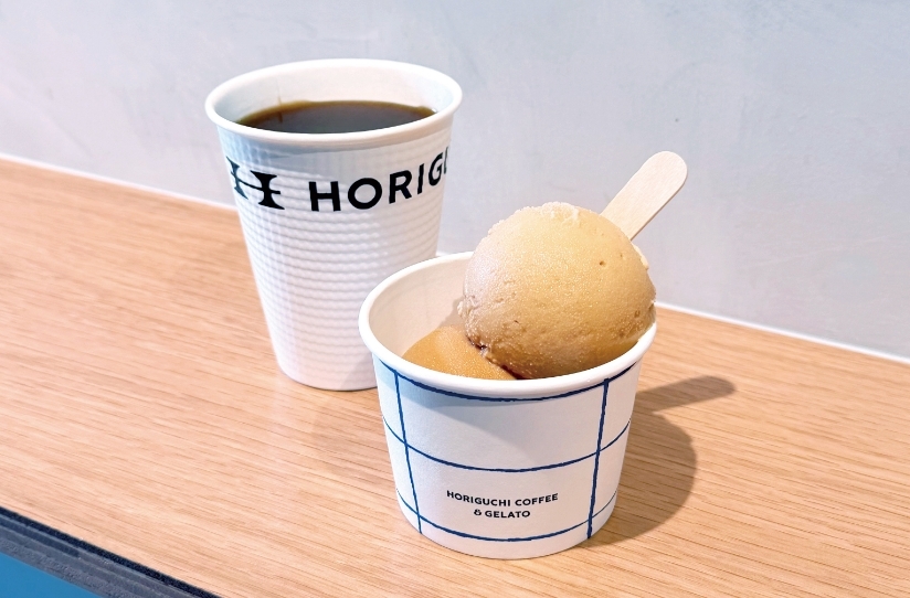 ジェラートとコーヒーの味の移ろいを愉しむ「ペアリング」
