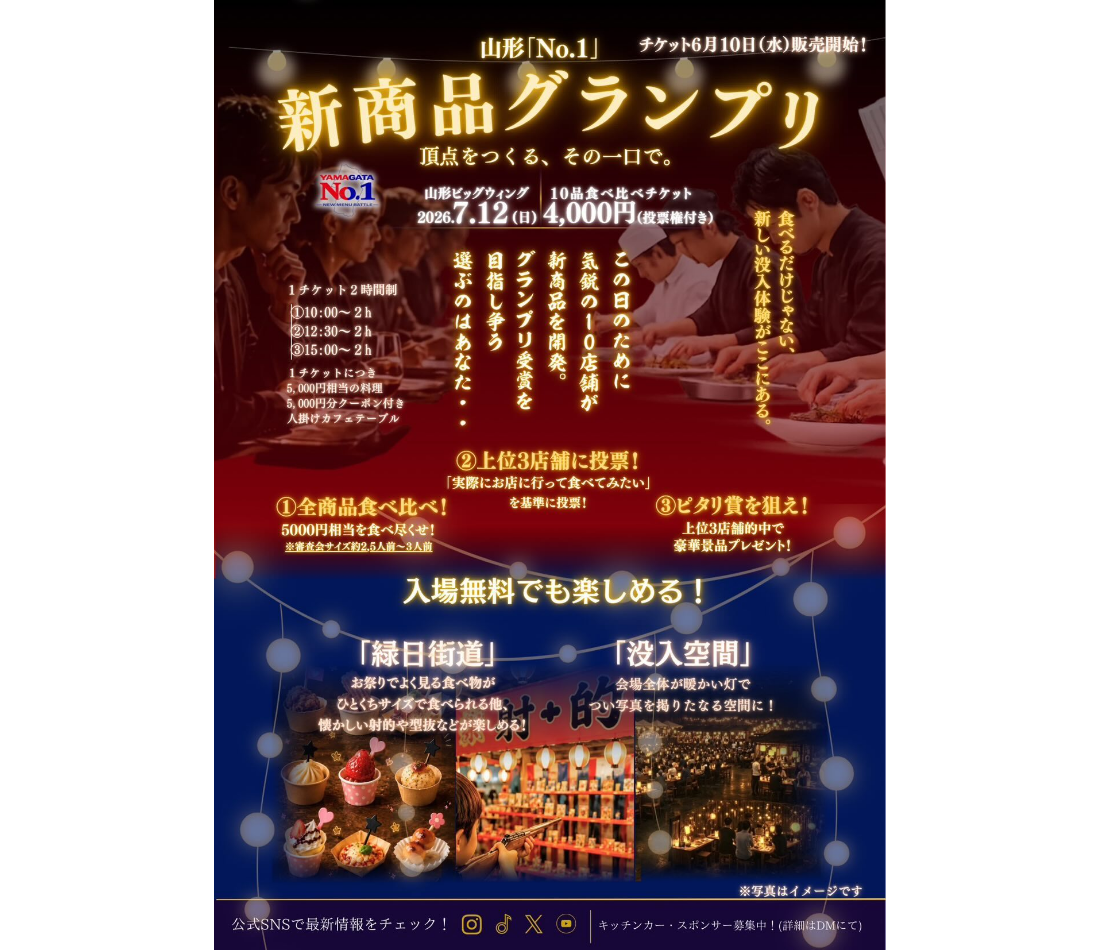 山形「No.1」新商品グランプリ