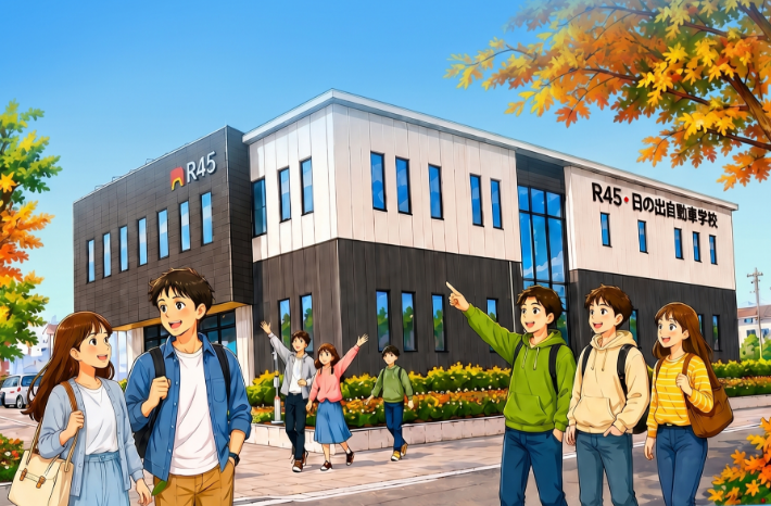2026年11月中旬に新校舎オープン！『R45・日の出自動車学校』で快適免許取得