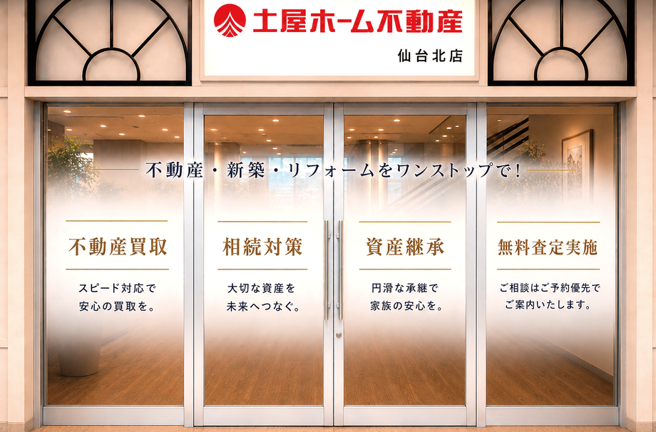 泉中央に11/1オープン！『土屋ホーム不動産 仙台北店』で不動産相談
